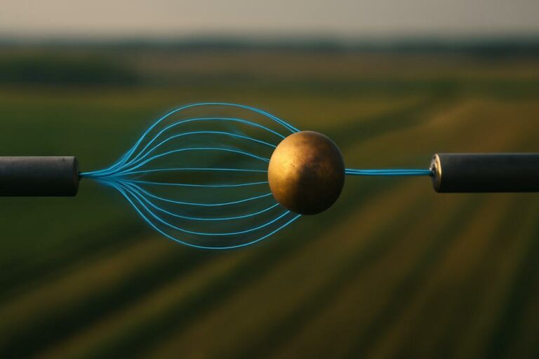 Charged Particles Learn to Walk Straight in Fields