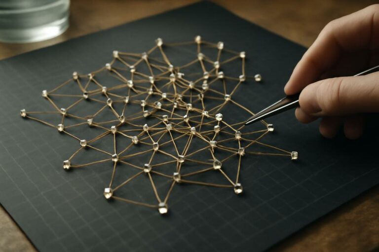 Dynamical Networking by Gaussian Fields Unveils Hidden Ties