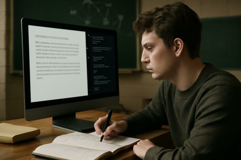 Words and Logic Converge in Computer Science Education