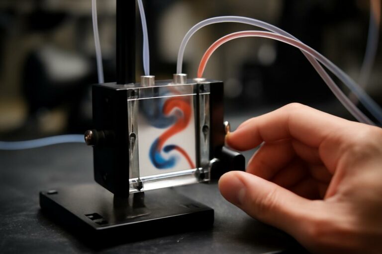 Tiny controls, big boost for fluid mixing