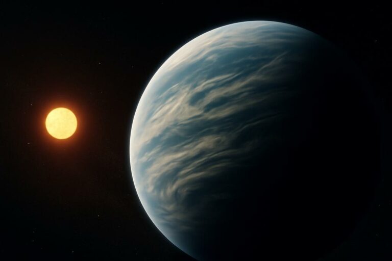 Winds Rewrite the Atmosphere of a Temperate Exoplanet