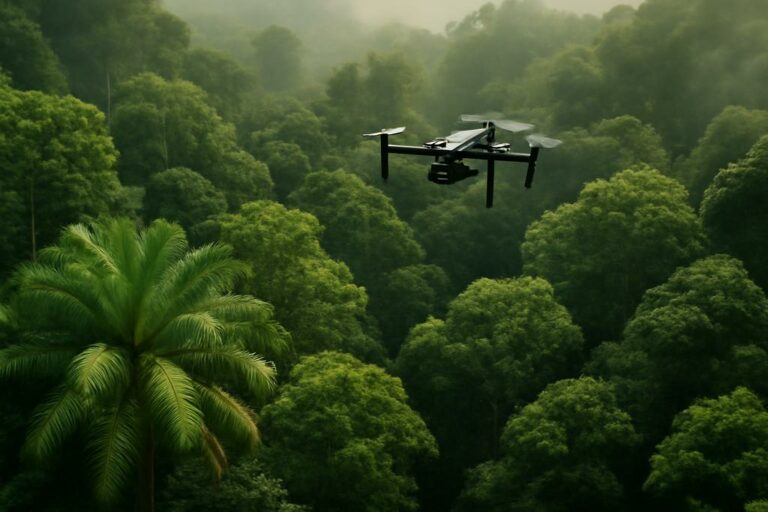 The Crown of the Tropics Revealed by a New Drone Dataset
