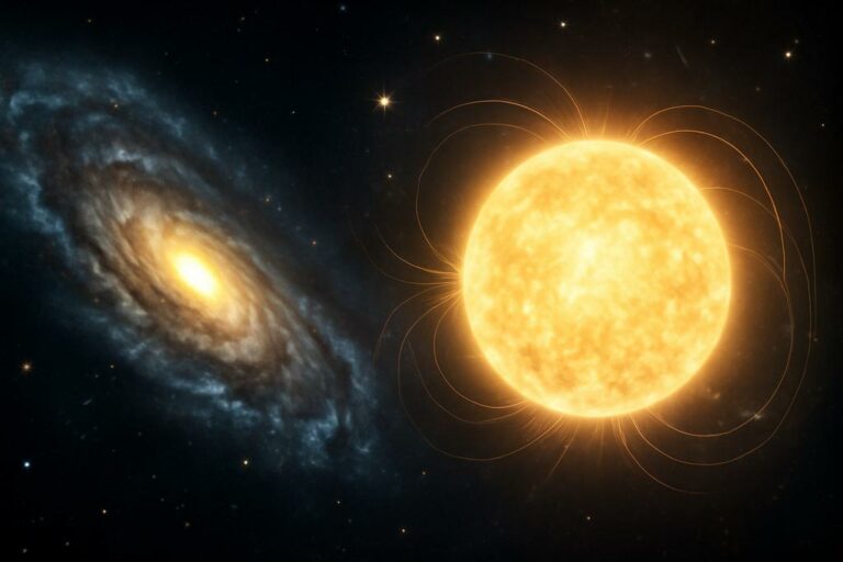 Do giant stars hide a sunlike magnetism