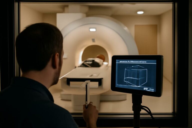 Tracking MRI’s Magnetic Shadow in Three Dimensions for Safety